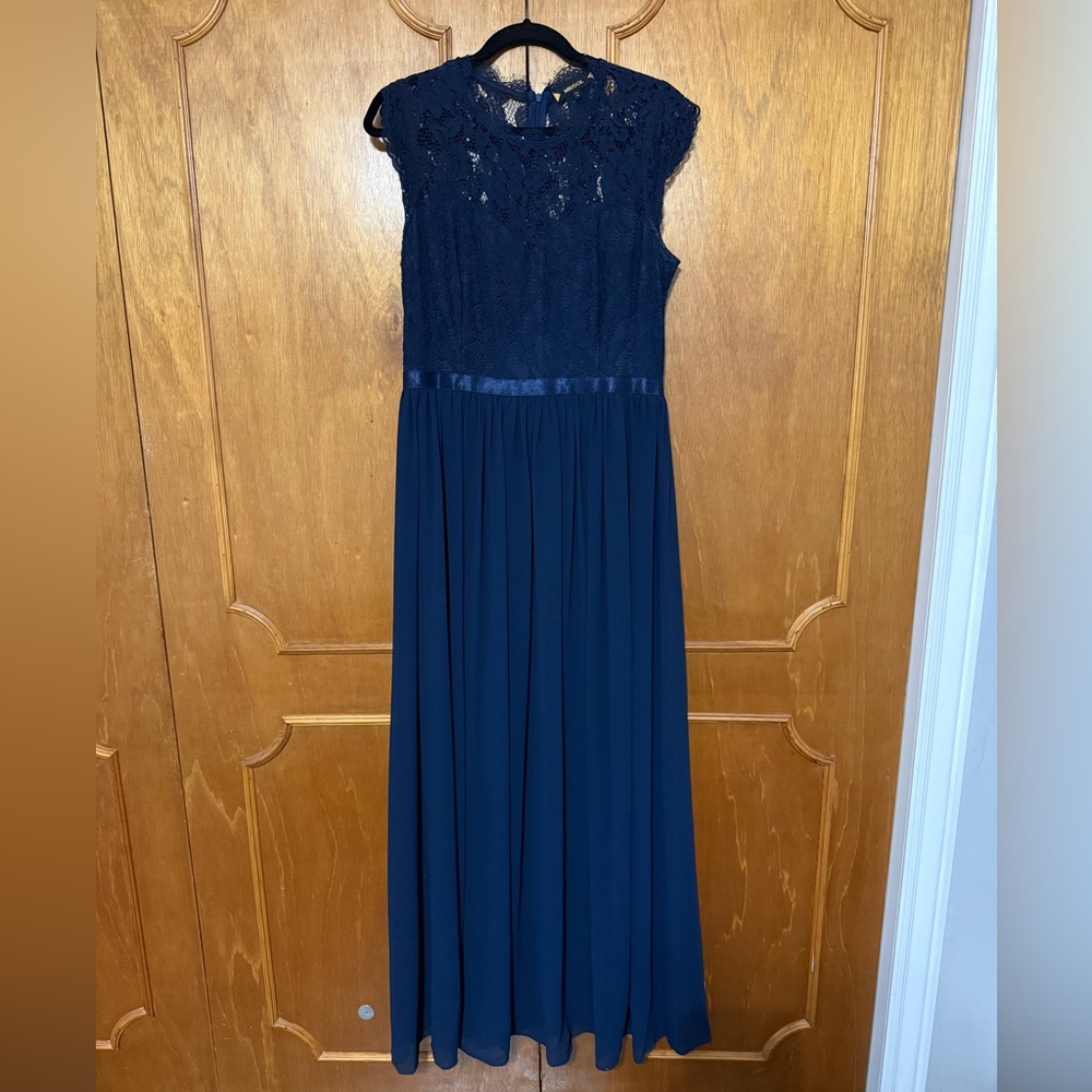 Miusol Navy Lace Dress